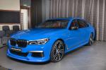 BMW M760Li xDrive V12 Santorini Blue by Abu Dhabi Motors 2018 года